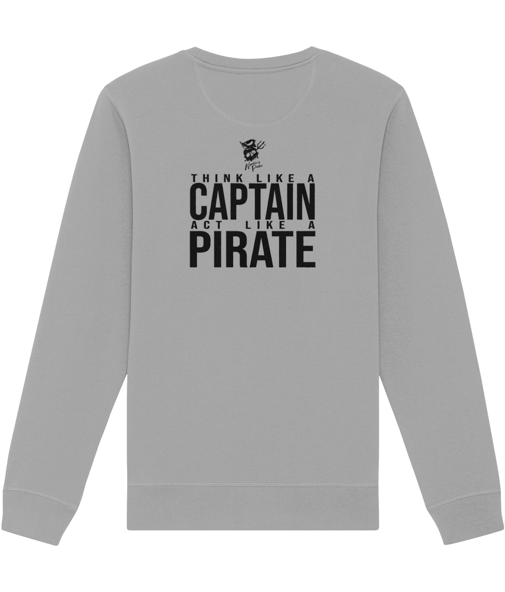 Think Like a Captain Women's Sweatshirt - Captain Paul Watson Foundation (t/a Neptune's Pirates)