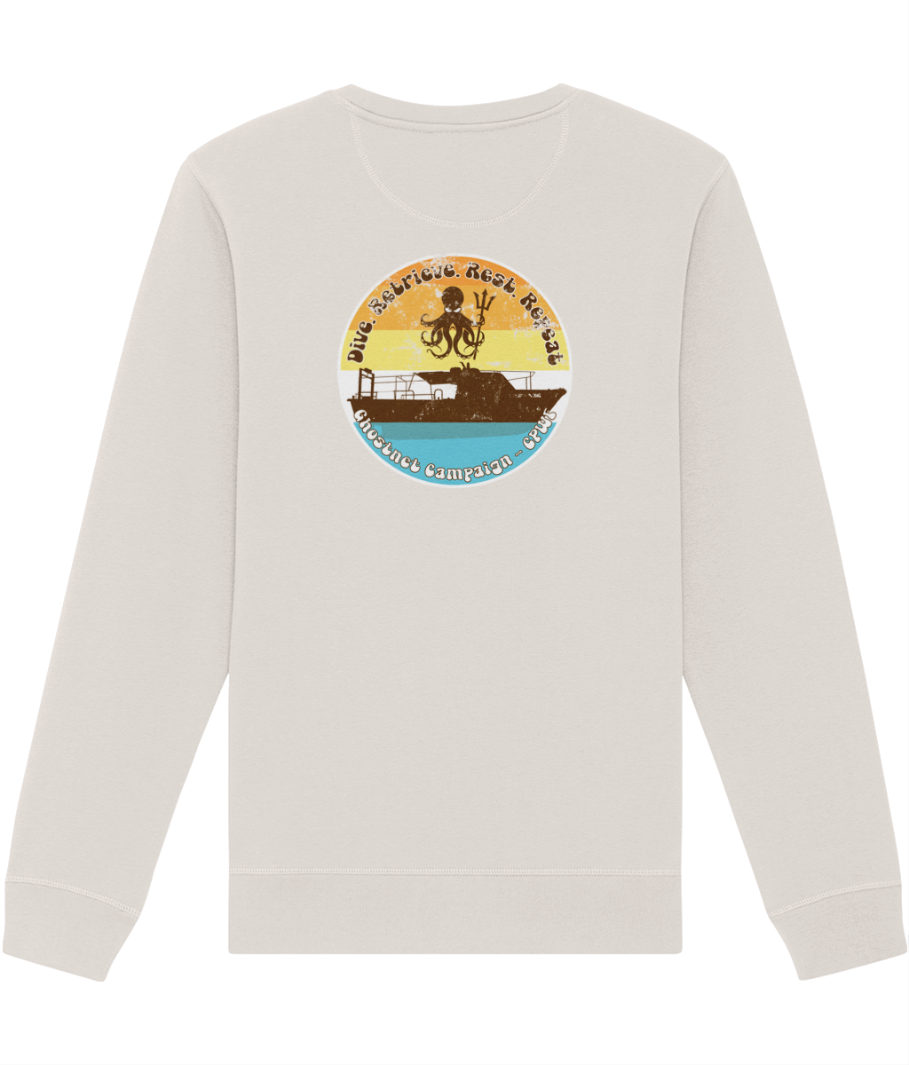 Dive Retrieve Rest Repeat Women's Sweatshirt - Captain Paul Watson Foundation (t/a Neptune's Pirates)