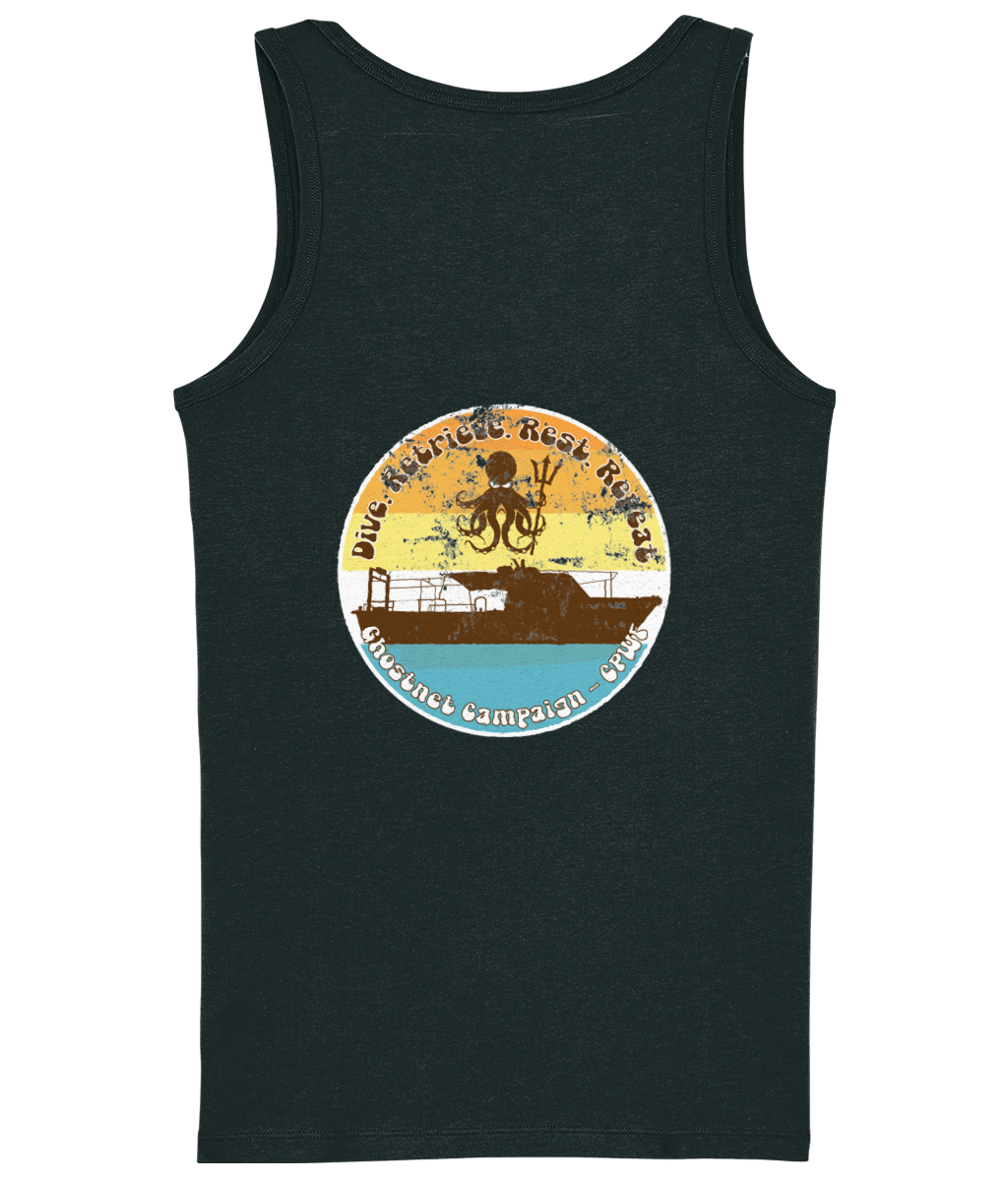 Dive Retrieve Rest Repeat Women's Tank Top - Captain Paul Watson Foundation (t/a Neptune's Pirates)