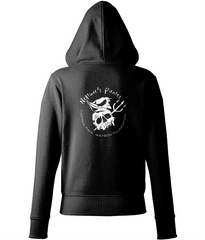 Neptune's Pirate Skull Logo Women's Zip Hoodie - Captain Paul Watson Foundation (t/a Neptune's Pirates)