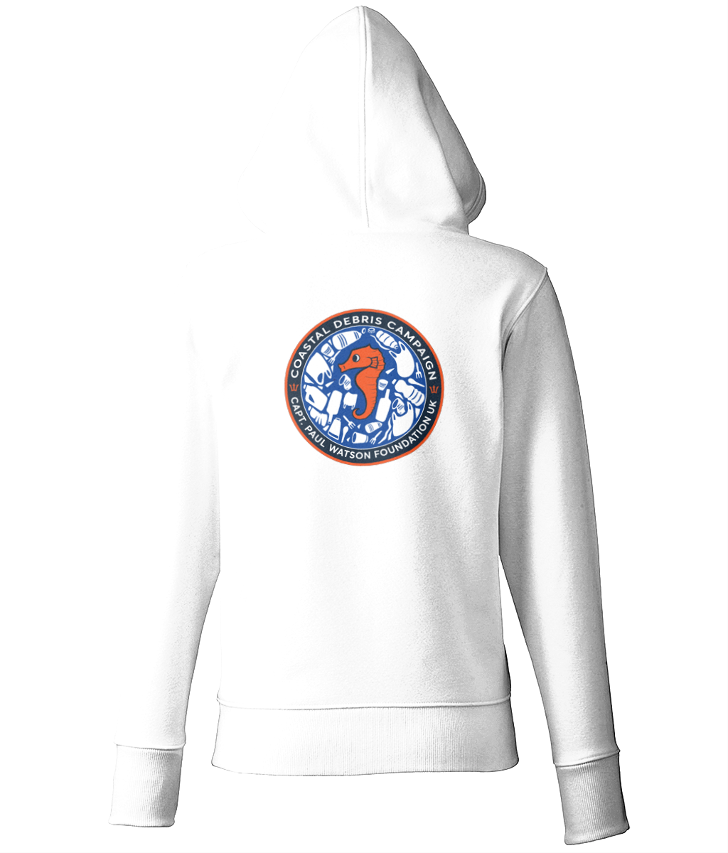 Coastal Debris Campaign Women's Pullover Hoodie - Captain Paul Watson Foundation (t/a Neptune's Pirates)