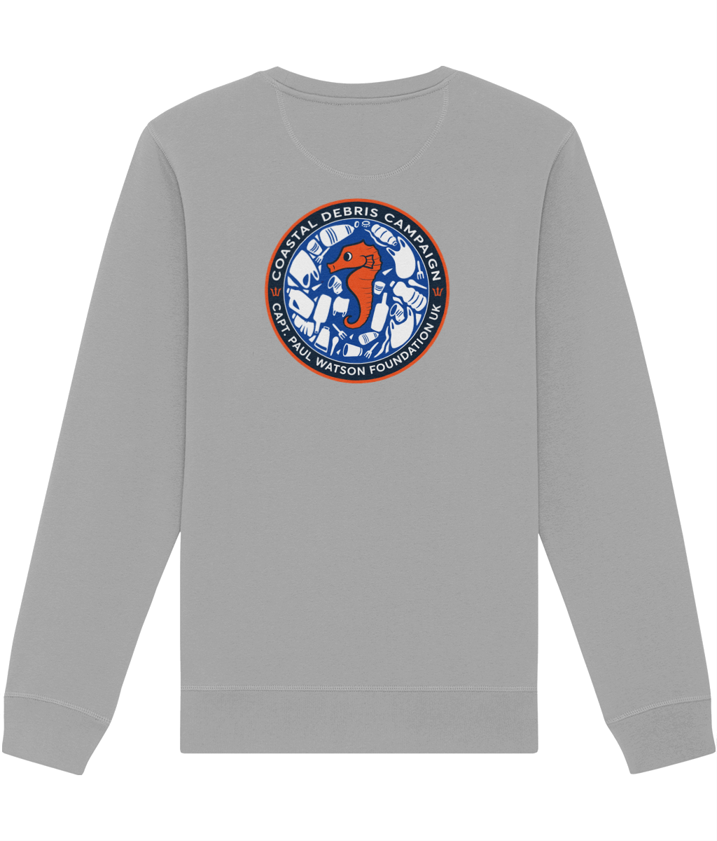 Coastal Debris Campaign Women's Sweatshirt - Captain Paul Watson Foundation (t/a Neptune's Pirates)