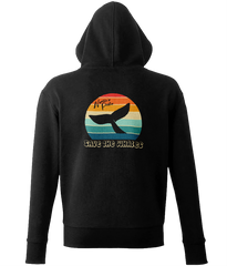 Retro 'Save The Whales' Unisex Zip Hoodie - Captain Paul Watson Foundation (t/a Neptune's Pirates)