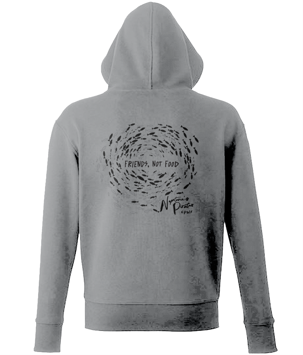 'Friends, Not Food' Unisex Zip-Up Hoodie - Captain Paul Watson Foundation (t/a Neptune's Pirates)