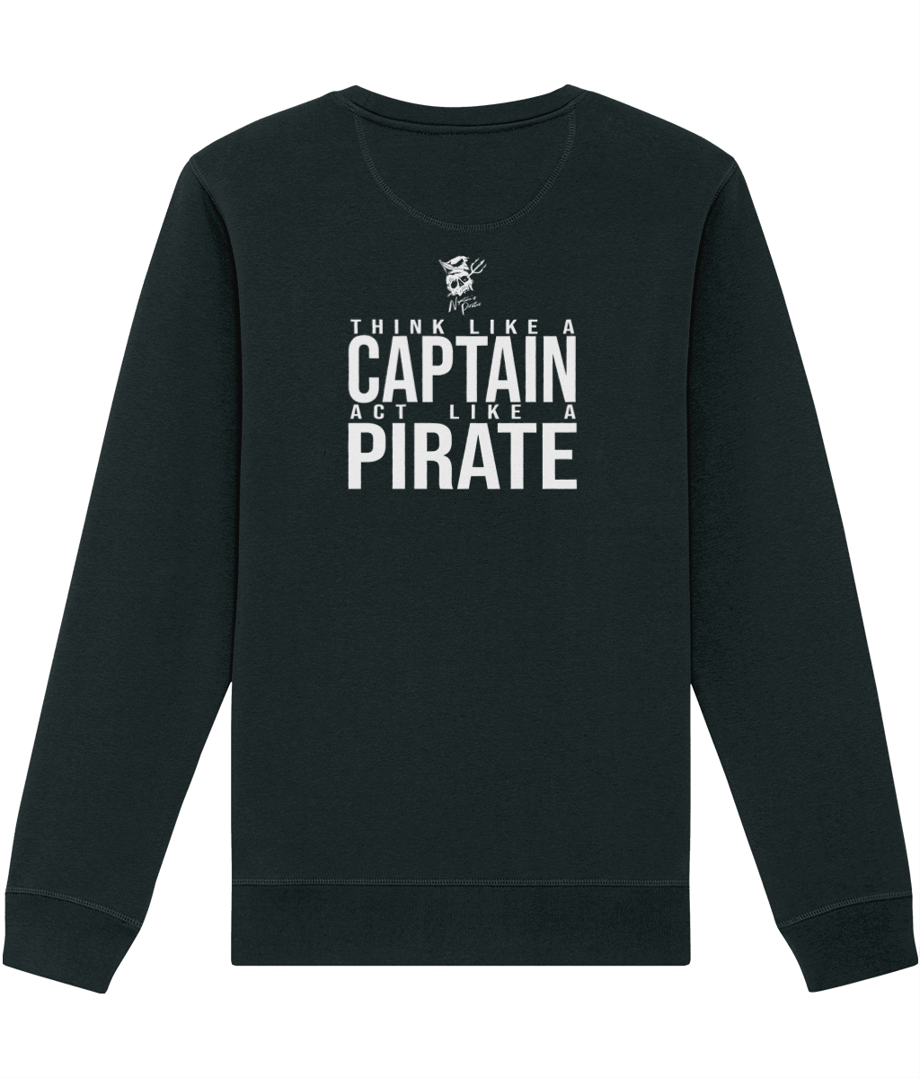 Think Like a Captain Women's Sweatshirt - Captain Paul Watson Foundation (t/a Neptune's Pirates)