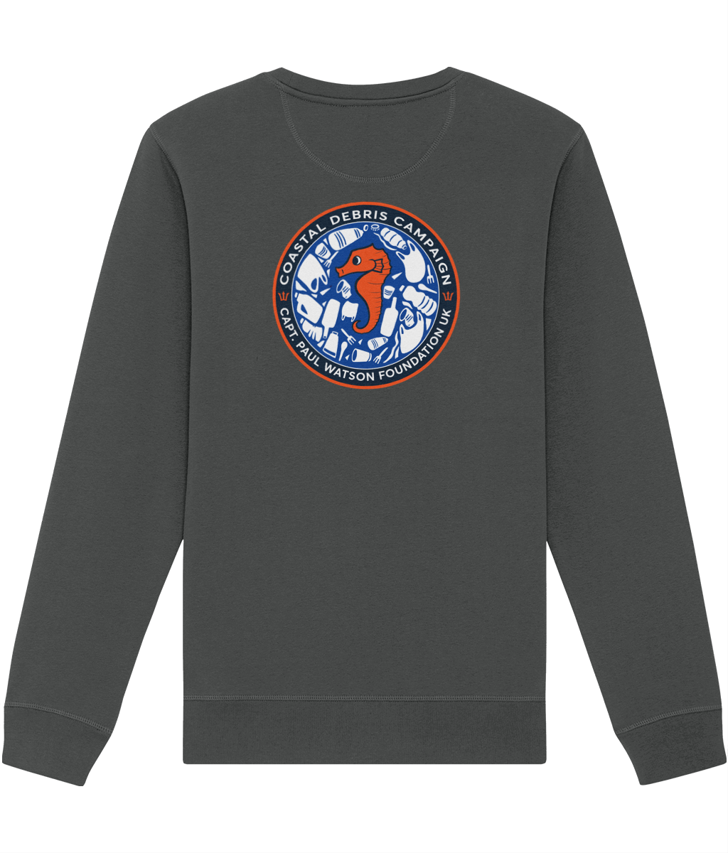 Coastal Debris Campaign Women's Sweatshirt - Captain Paul Watson Foundation (t/a Neptune's Pirates)