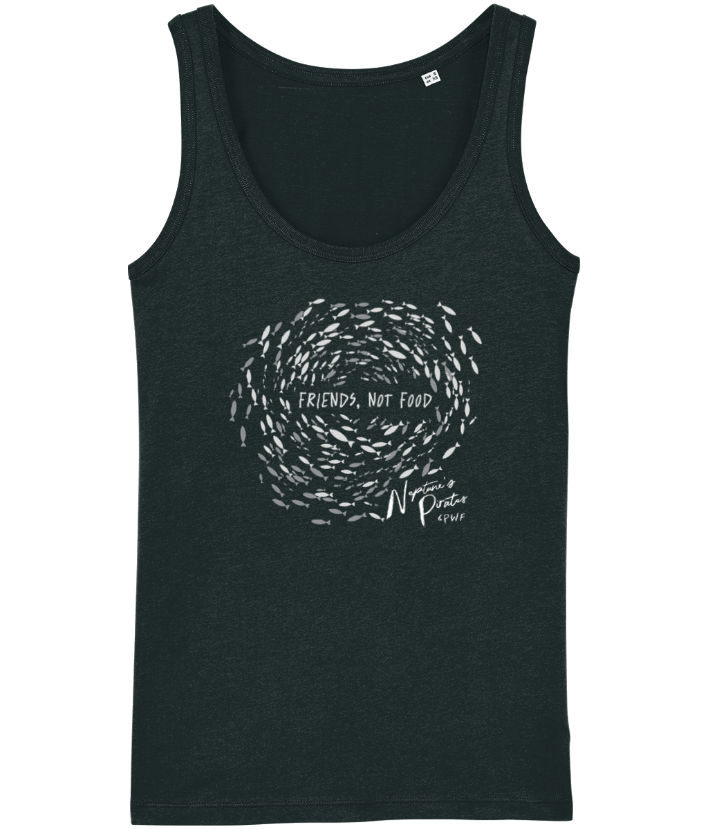 'Friends Not Food' Women's Tank Top - Captain Paul Watson Foundation (t/a Neptune's Pirates)