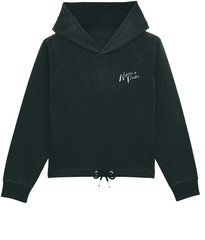 'No Fins No Future' Women's Boxy Cropped Hoodie