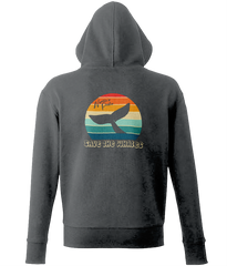 Retro 'Save The Whales' Unisex Zip Hoodie - Captain Paul Watson Foundation (t/a Neptune's Pirates)
