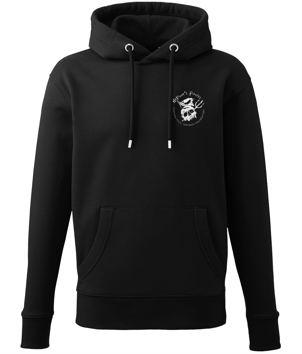 Neptune's Pirate Skull Logo Unisex Pullover Hoodie - Captain Paul Watson Foundation (t/a Neptune's Pirates)