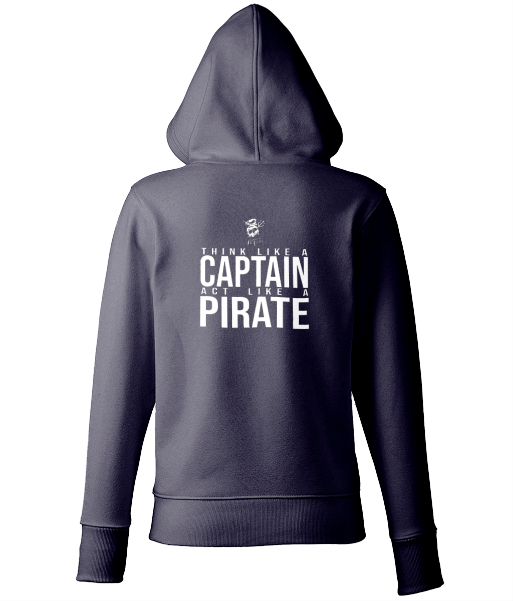 Think Like a Captain Women's Pullover Hoodie - Captain Paul Watson Foundation (t/a Neptune's Pirates)