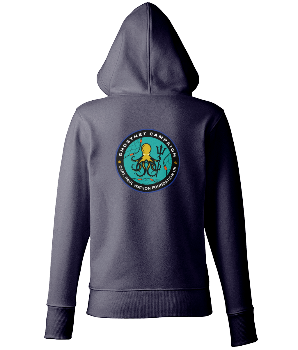 Ghostnet Campaign Women's Pullover Hoodie - Captain Paul Watson Foundation (t/a Neptune's Pirates)