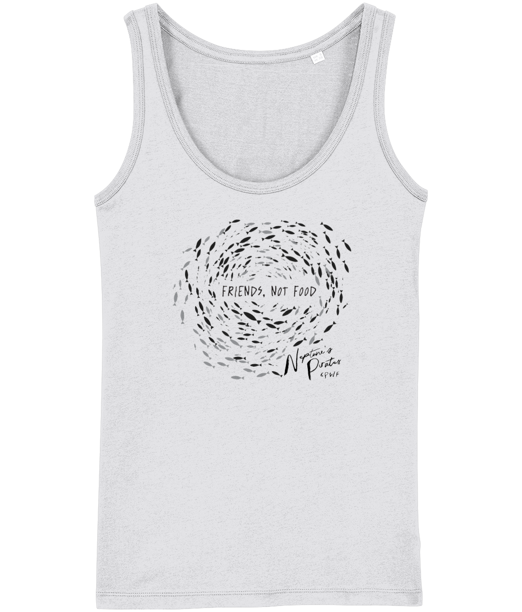 'Friends Not Food' Women's Tank Top - Captain Paul Watson Foundation (t/a Neptune's Pirates)