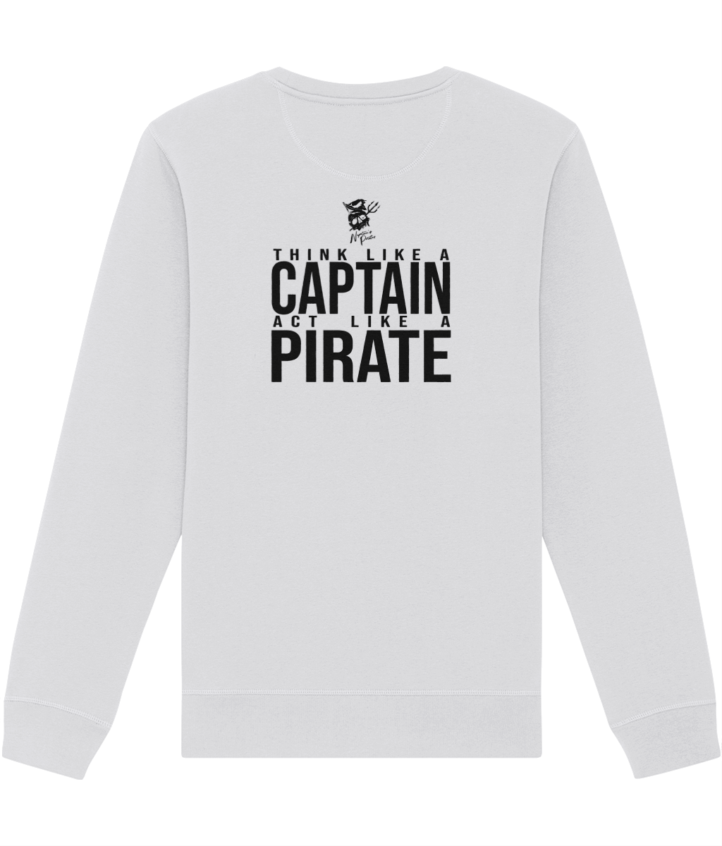 Think Like a Captain Women's Sweatshirt - Captain Paul Watson Foundation (t/a Neptune's Pirates)