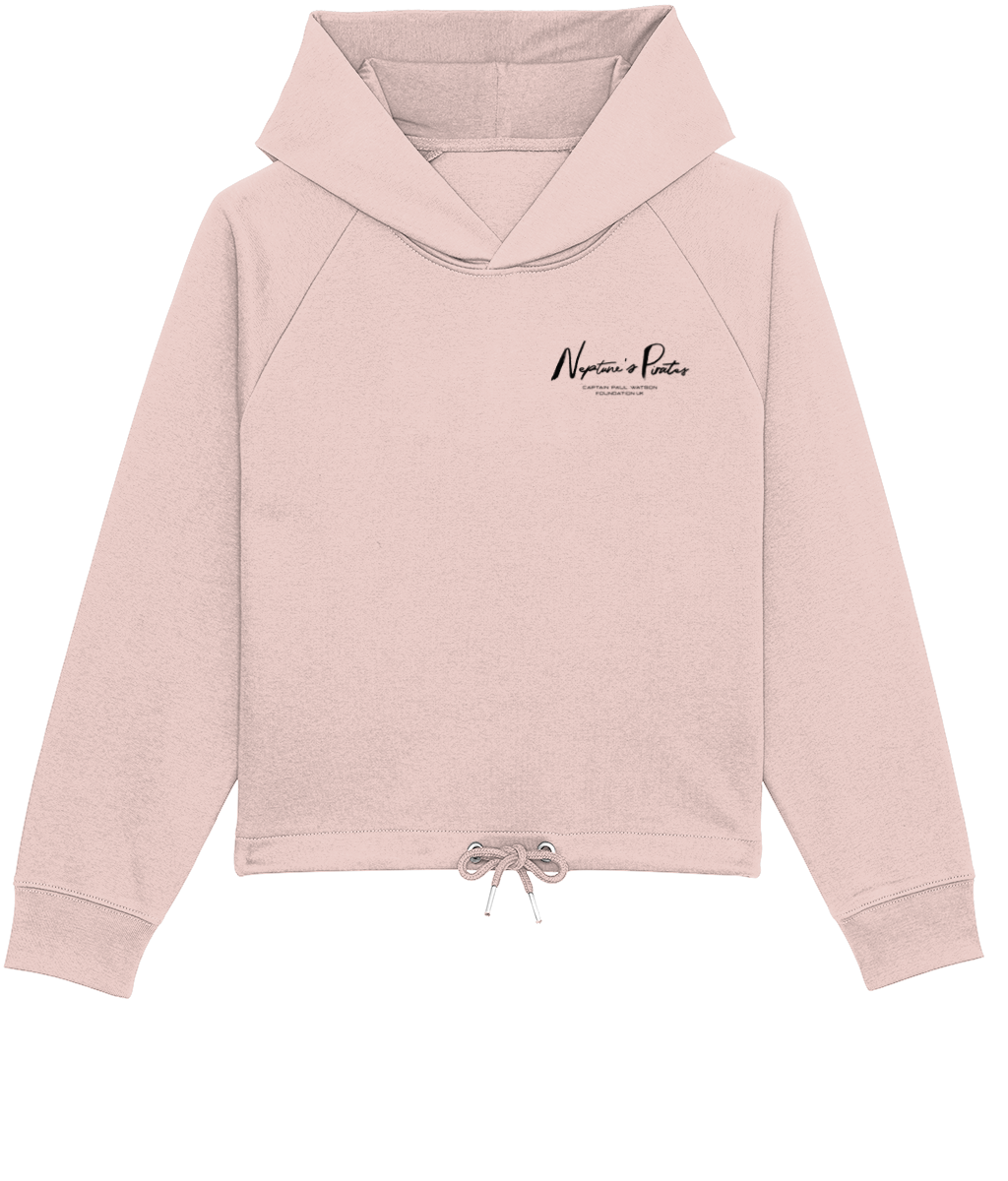 'No Fins No Future' Women's Boxy Cropped Hoodie