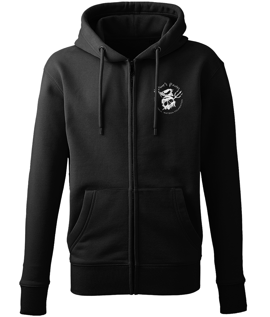 Retro 'Save The Whales' Unisex Zip Hoodie - Captain Paul Watson Foundation (t/a Neptune's Pirates)