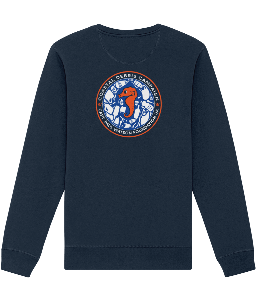 Coastal Debris Campaign Women's Sweatshirt - Captain Paul Watson Foundation (t/a Neptune's Pirates)