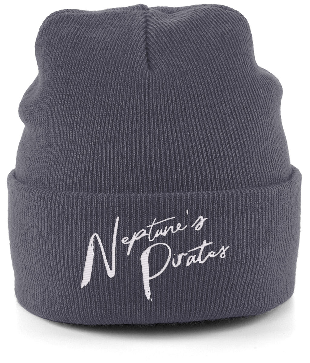 Neptune's Pirates Text Embroidered Beanie - Captain Paul Watson Foundation (t/a Neptune's Pirates)
