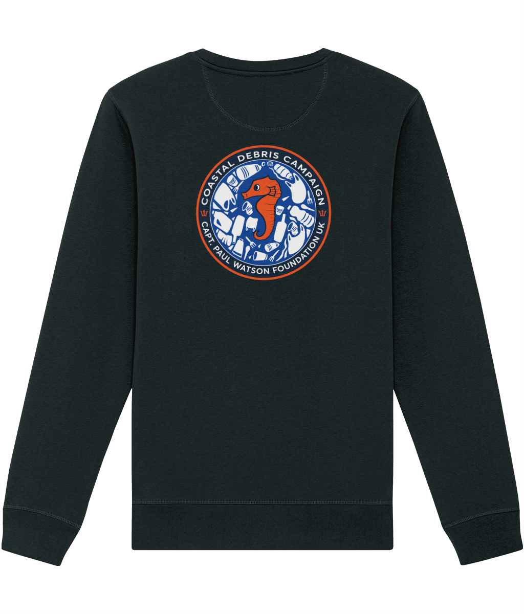 Coastal Debris Campaign Women's Sweatshirt - Captain Paul Watson Foundation (t/a Neptune's Pirates)