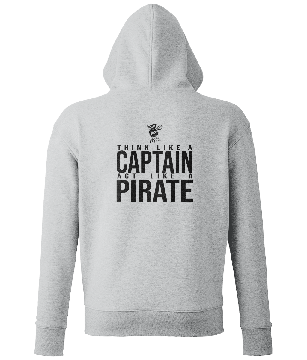 Think Like a Captain Unisex Pullover Hoodie - Captain Paul Watson Foundation (t/a Neptune's Pirates)