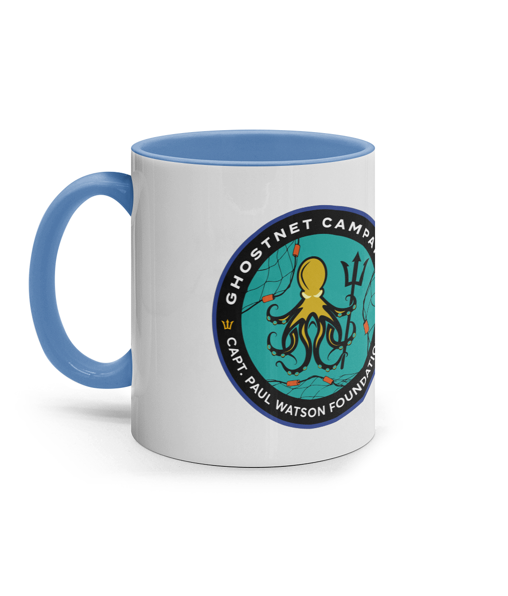 Ghostnet Campaign 11oz 2-Tone Mug - Captain Paul Watson Foundation (t/a Neptune's Pirates)