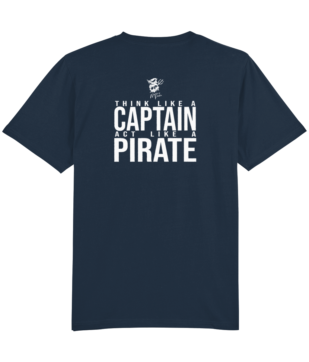 Think Like a Captain Heavy Unisex T-Shirt - Captain Paul Watson Foundation (t/a Neptune's Pirates)