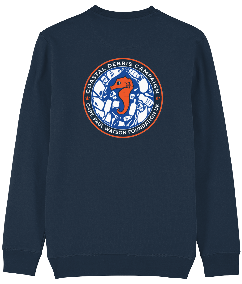 Coastal Debris Campaign Unisex Sweatshirt - Captain Paul Watson Foundation (t/a Neptune's Pirates)