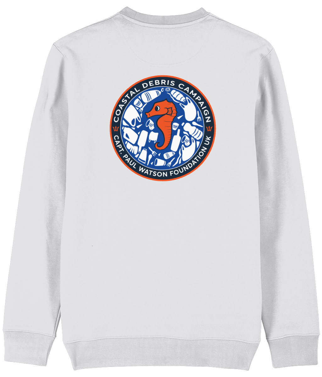 Coastal Debris Campaign Unisex Sweatshirt - Captain Paul Watson Foundation (t/a Neptune's Pirates)