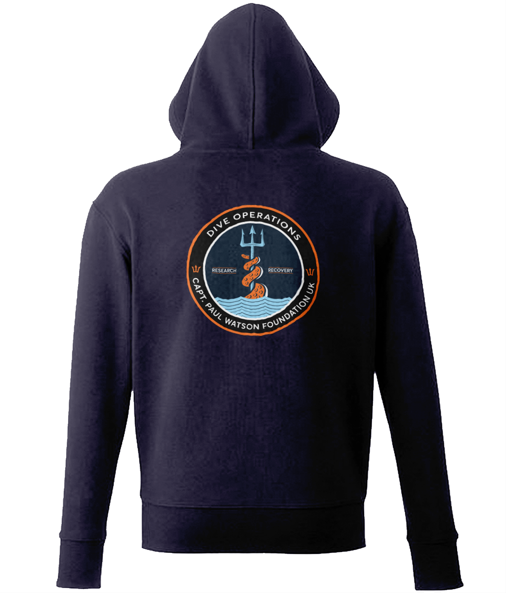 Dive Operations Unisex Zip Hoodie - Captain Paul Watson Foundation (t/a Neptune's Pirates)