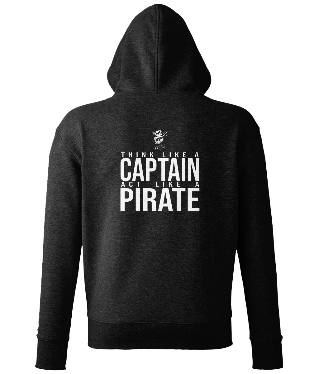 Think Like a Captain Unisex Pullover Hoodie - Captain Paul Watson Foundation (t/a Neptune's Pirates)