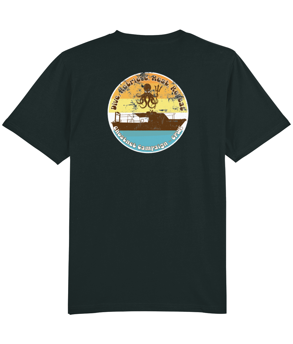 Dive Retrieve Rest Repeat Heavy Unisex T-Shirt - Captain Paul Watson Foundation (t/a Neptune's Pirates)