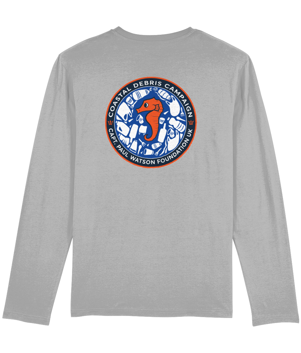 Coastal Debris Campaign Unisex Long Sleeve T-Shirt - Captain Paul Watson Foundation (t/a Neptune's Pirates)