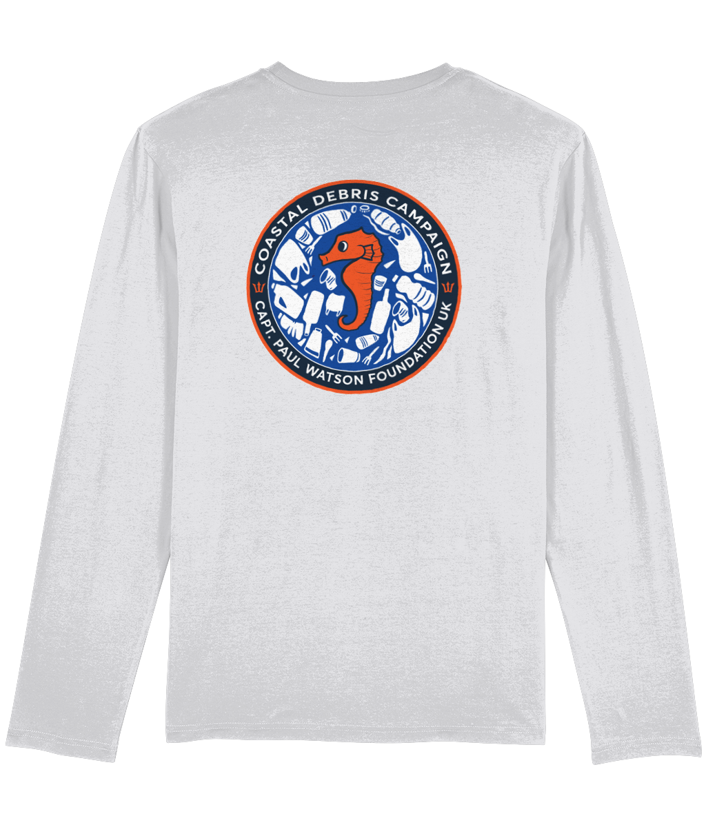 Coastal Debris Campaign Unisex Long Sleeve T-Shirt - Captain Paul Watson Foundation (t/a Neptune's Pirates)