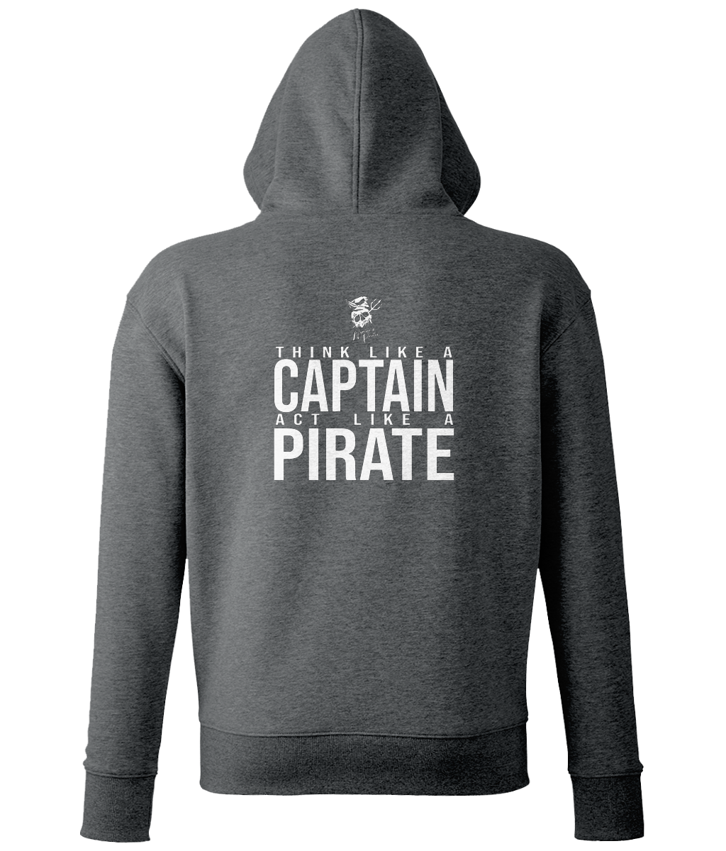 Think Like a Captain Unisex Pullover Hoodie - Captain Paul Watson Foundation (t/a Neptune's Pirates)