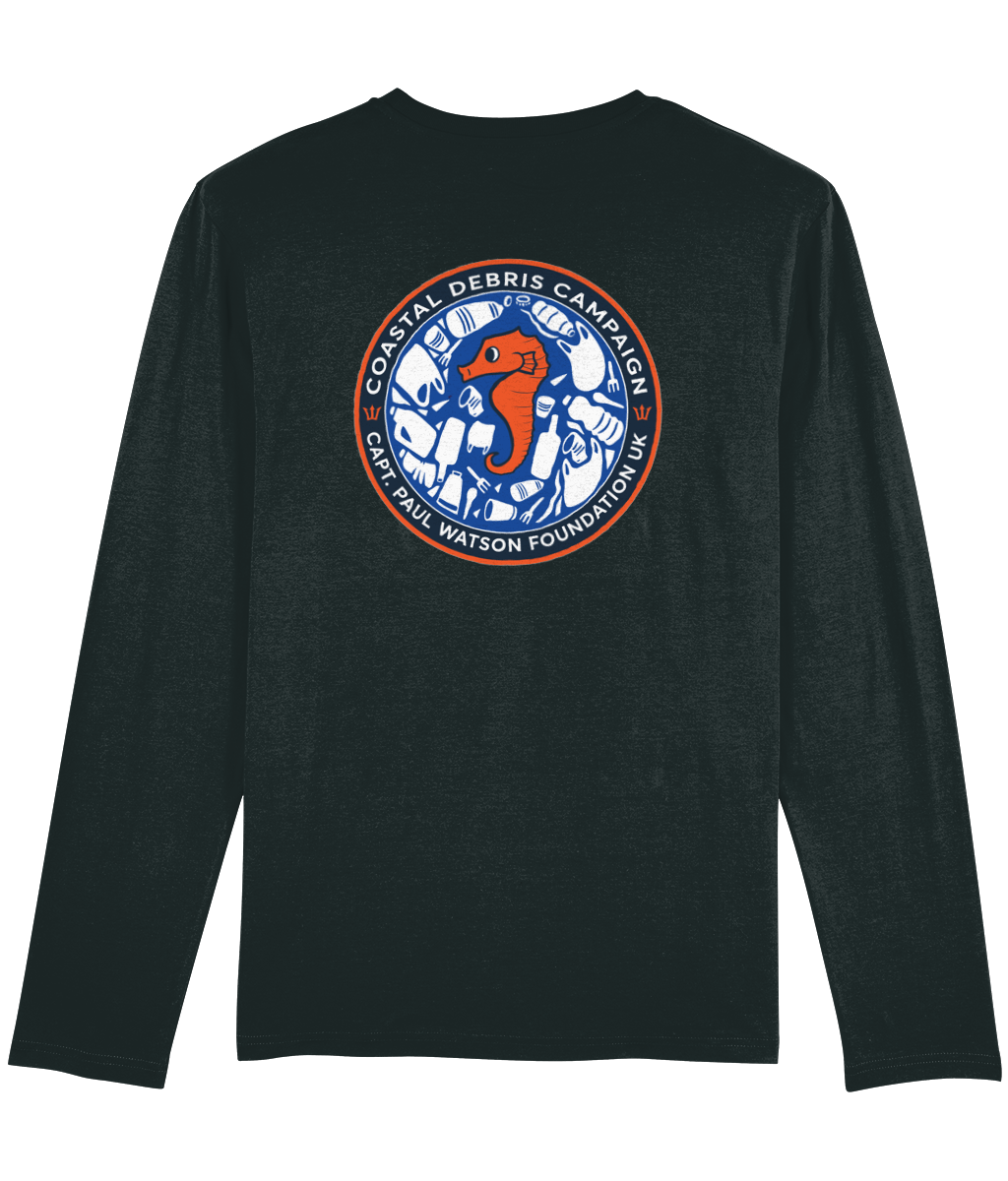 Coastal Debris Campaign Unisex Long Sleeve T-Shirt - Captain Paul Watson Foundation (t/a Neptune's Pirates)