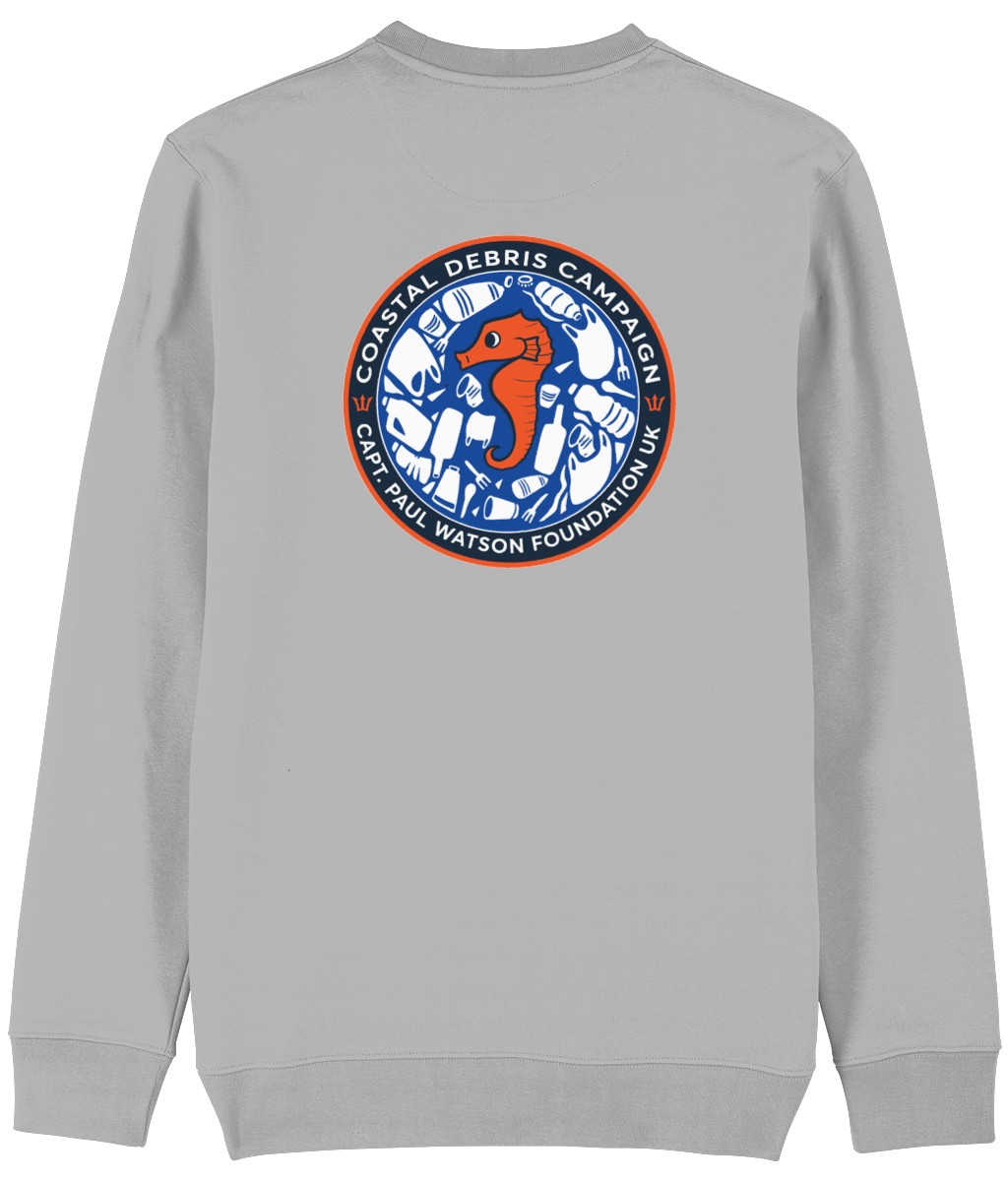 Coastal Debris Campaign Unisex Sweatshirt - Captain Paul Watson Foundation (t/a Neptune's Pirates)