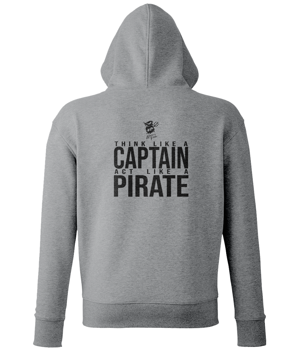 Think Like a Captain Unisex Pullover Hoodie - Captain Paul Watson Foundation (t/a Neptune's Pirates)