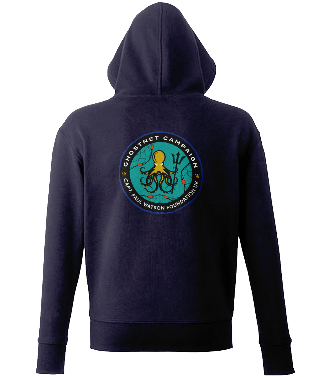 Ghostnet Campaign Unisex Zip Hoodie - Captain Paul Watson Foundation (t/a Neptune's Pirates)