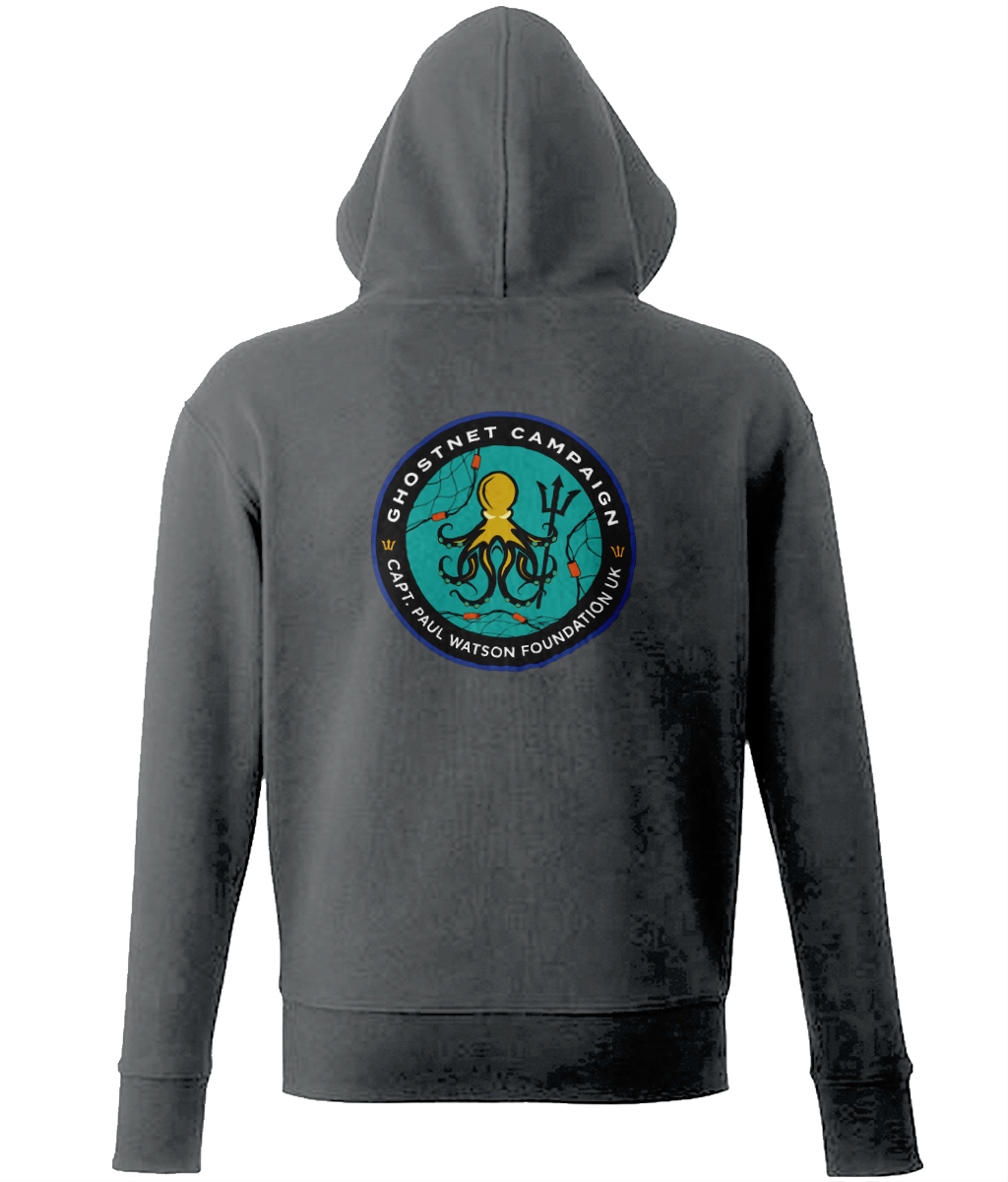 Ghostnet Campaign Unisex Zip Hoodie - Captain Paul Watson Foundation (t/a Neptune's Pirates)