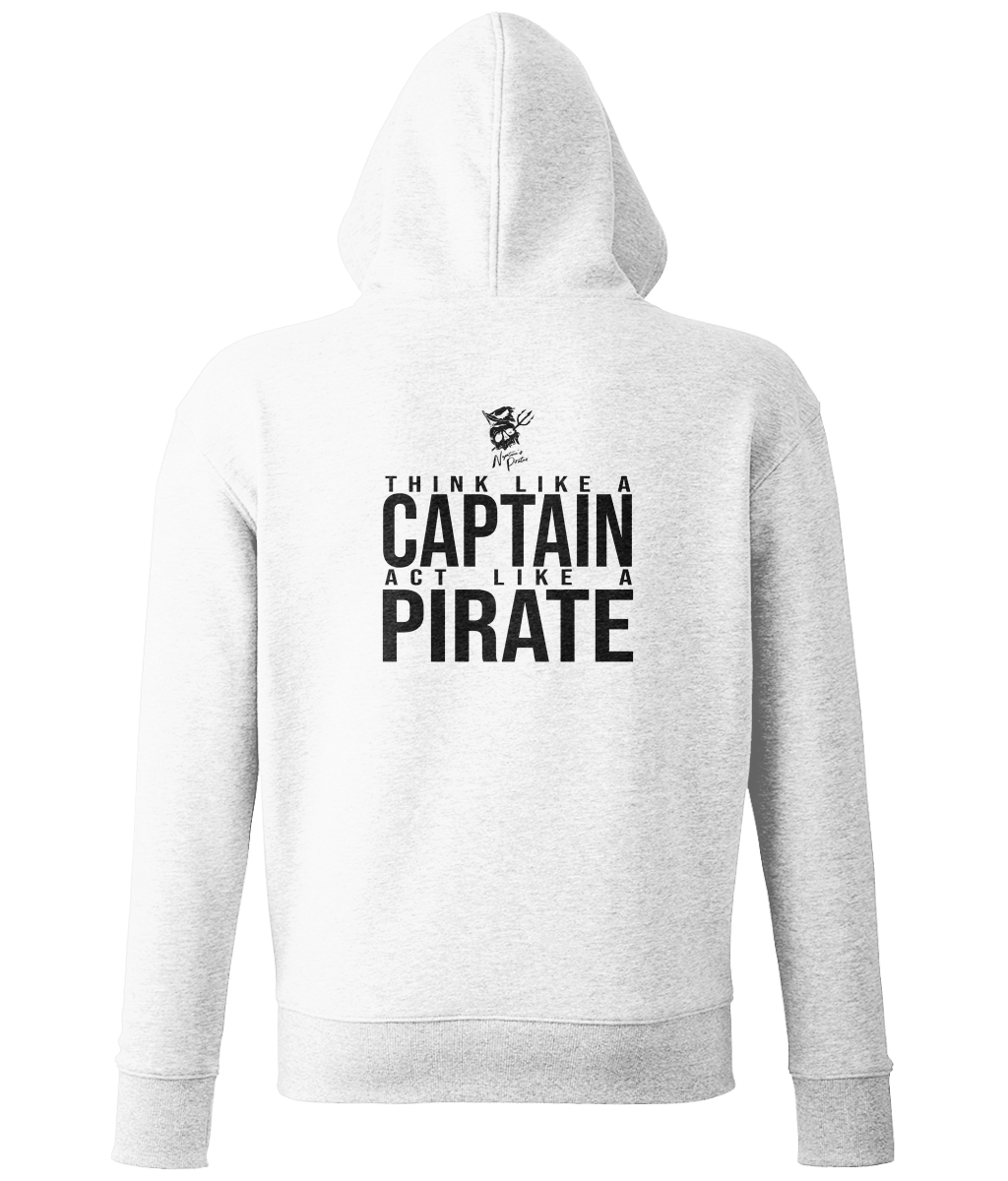 Think Like a Captain Unisex Pullover Hoodie - Captain Paul Watson Foundation (t/a Neptune's Pirates)