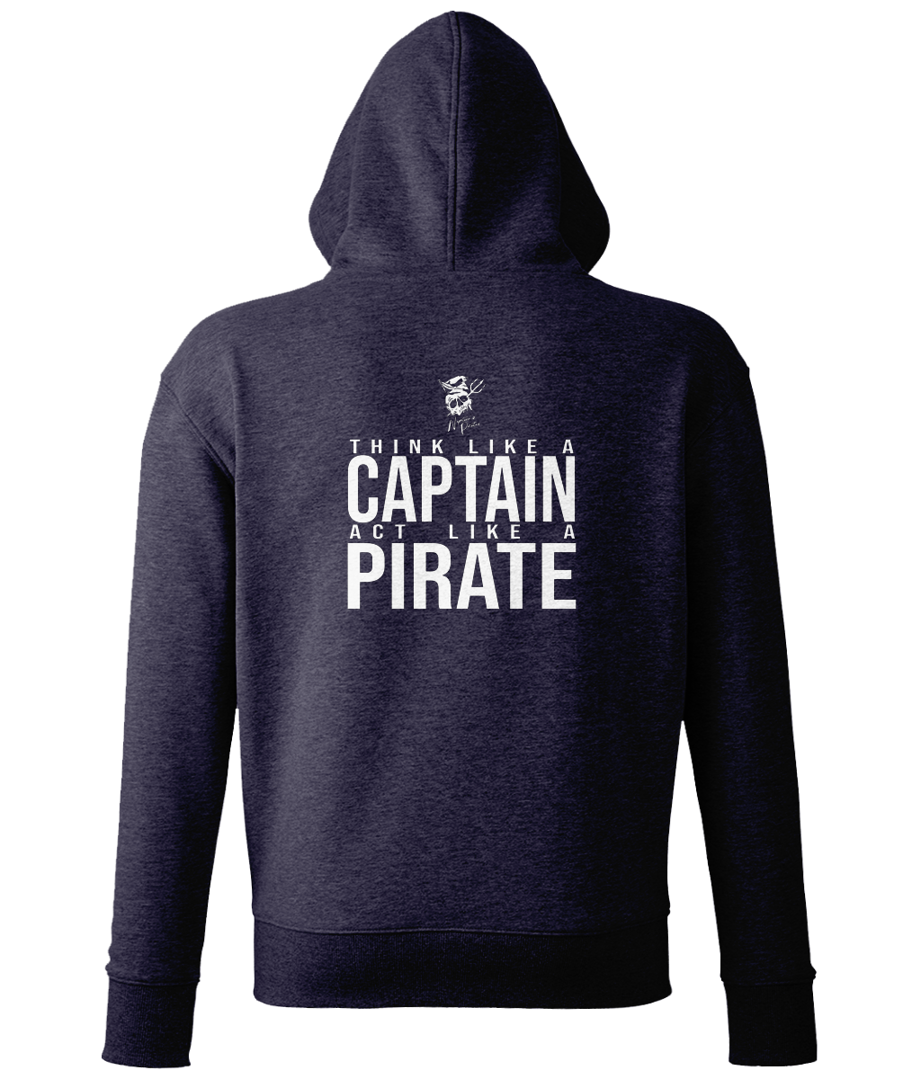 Think Like a Captain Unisex Pullover Hoodie - Captain Paul Watson Foundation (t/a Neptune's Pirates)